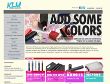 Tablet Screenshot of klmpromo.com